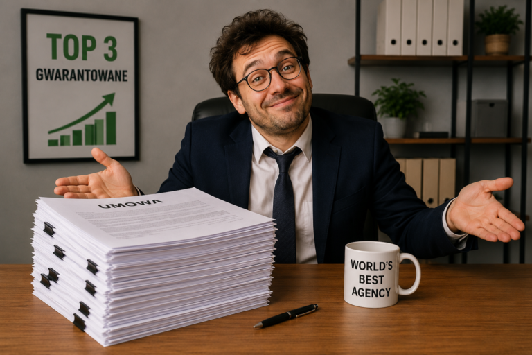 Agencja SEO obiecująca wysokie pozycje w Google
